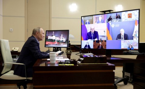 Владимир Путин по видеосвязи провёл совещание по экономическим вопросам [ 2024 ]