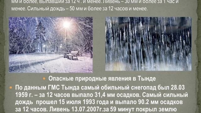 У природы нет плохой погоды из истории Тындинской метеостанции