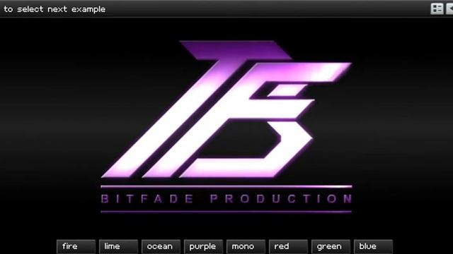 Realtime xml blur glow shine flash intro and text effect