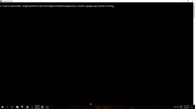 Mining data on Google with Python: 1- Setting up Google API with Python