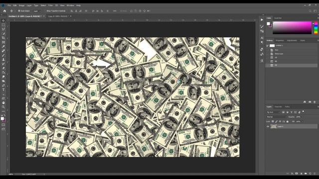 Background Of A Randomly Repeated Object In Photoshop|Фон из случайно повторяющегося объекта