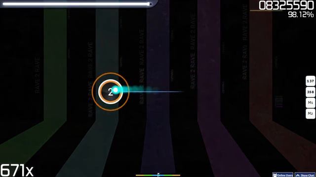 osu! Cranky - Rave 2 Rave [Delis' Insane] (FC | 97.87% | 147 pp)