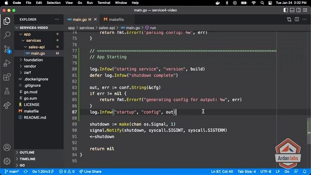 Go Web Services with Kubernetes: Concurrent Logging