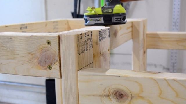 DIY Workbench with Hideaway Miter Saw