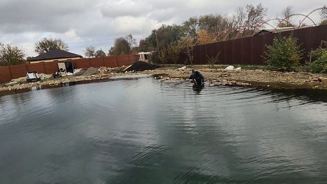 Вот и настало время закрывать водоем до весны. Кировская у Романа.