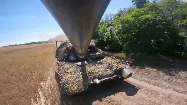 Боевая работа экипажа танка Т-80 ГрВ Север