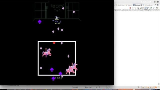 Java Project 3 Jevil Fight Undertale Style