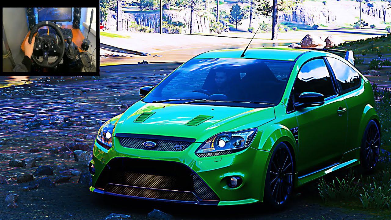 Forza Horizon 5  - Ford Focus RS MK2 (Steering Wheel + Shifter) Gameplay