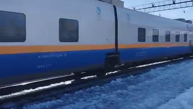 KZ4AT-0055(тчэ-11 Астана) с поездом 106 Петропавловск алматы