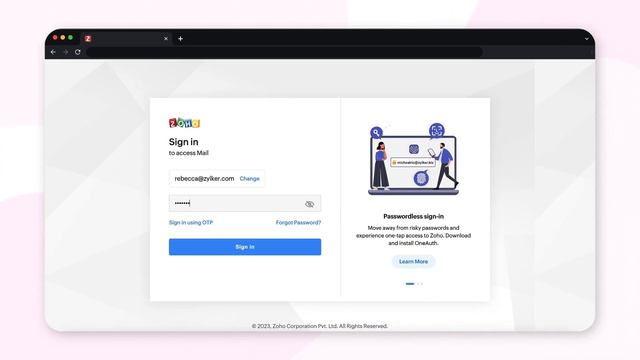 How to add a signature in Zoho Mail