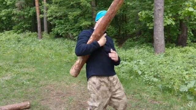 БРЕВНО -  небольшие наброски базовая техника