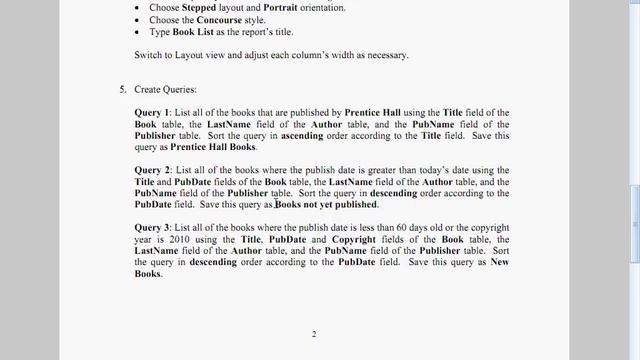 practice access 2 talking