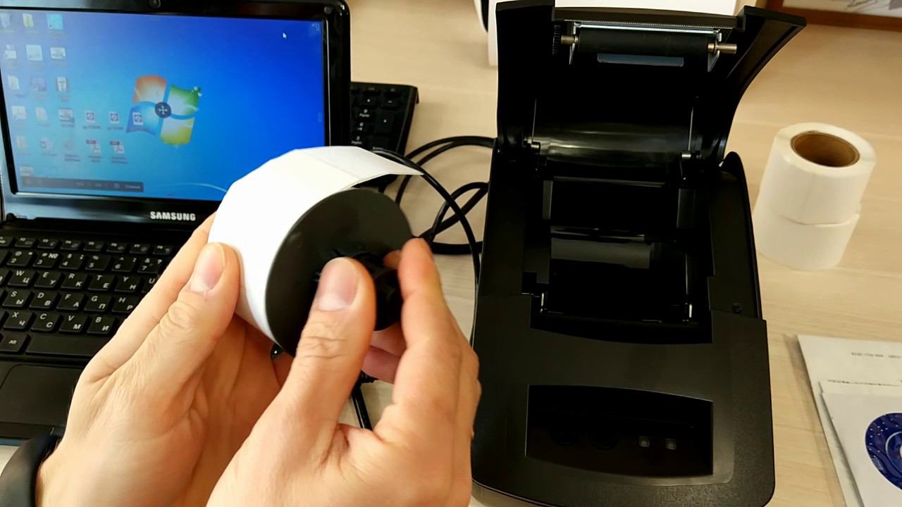 Gprinter GP-2120TU Обзор принтера установка драйвера, печать этикеток