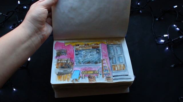 обзор скетчбука /  sketchbook