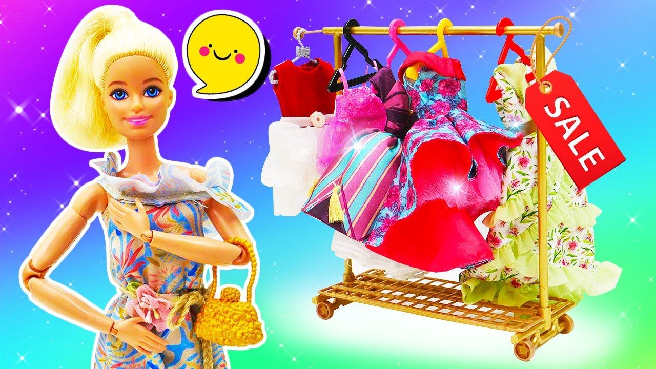 Одежда для Барби – куклы пошли на шоппинг!  Видео для девочек про игры в куклы