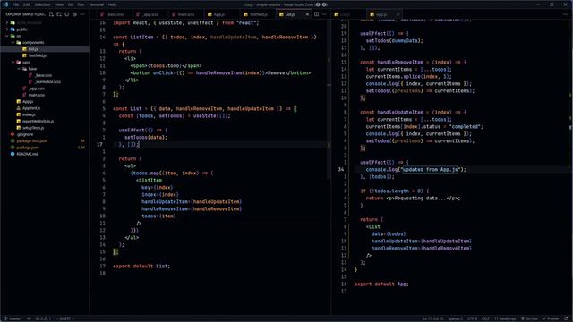 50 Minutes of ASMR React JS Coding - No Talking, Googling, Vscode_Vim - Todo-List App