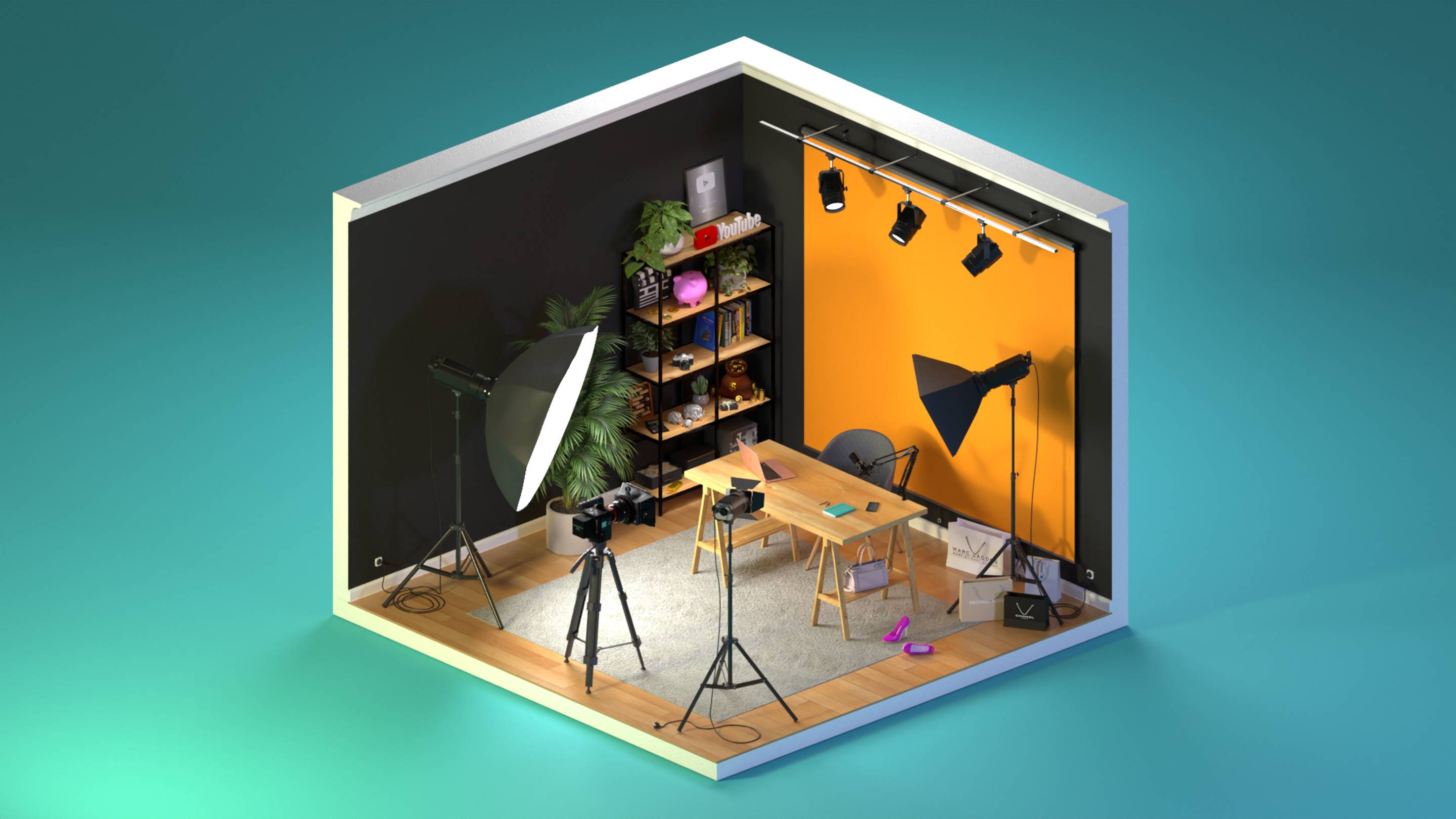 Tiny Studio (Blender Animation)