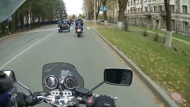 Закрытие мото сезона 2015 г. Кингисепп часть1