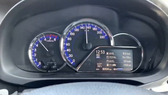 Toyota Vios 2019 | 0 - 180KM acceleration in Normal Mode