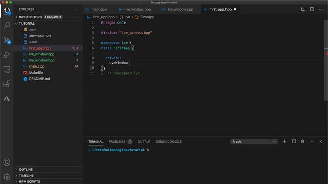 Opening a window - Vulkan Game Engine Tutorial 01
