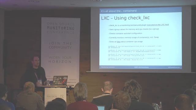 OSMC 2018  Container Monitoring by Claudio Kuenzler