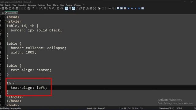 CSS  TABLE TEXT ALIGNMENT : HORIZONTAL VERTICAL : TOP CENTER BOTTOM  TUTORIAL.
