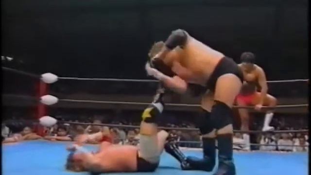Giant BabaStan HansenTakao Omori vs Steve WilliamsJohnny AceTom Prichard All Japan 52894