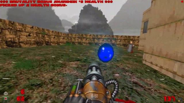DOOM1 Maps Of Chaos  E1M12: HangarNuclear Plant Project Brutality 3.0