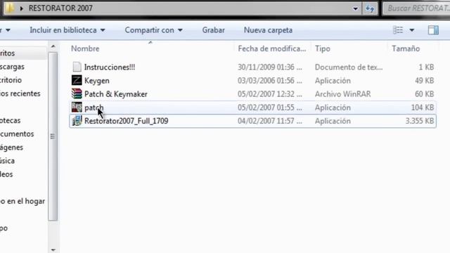 Restorator 2007 full con la solucion al problema que tiene con windows 7