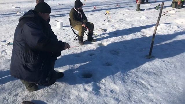 Ловля форели со льда РК «Фишка» Петряиха