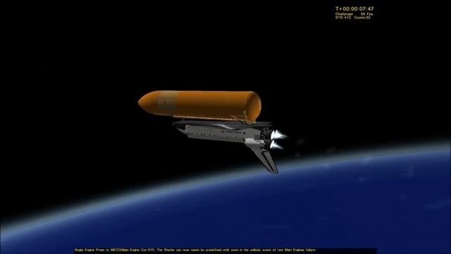 Space Shuttle Mission 2007 - STS 41C Part1
