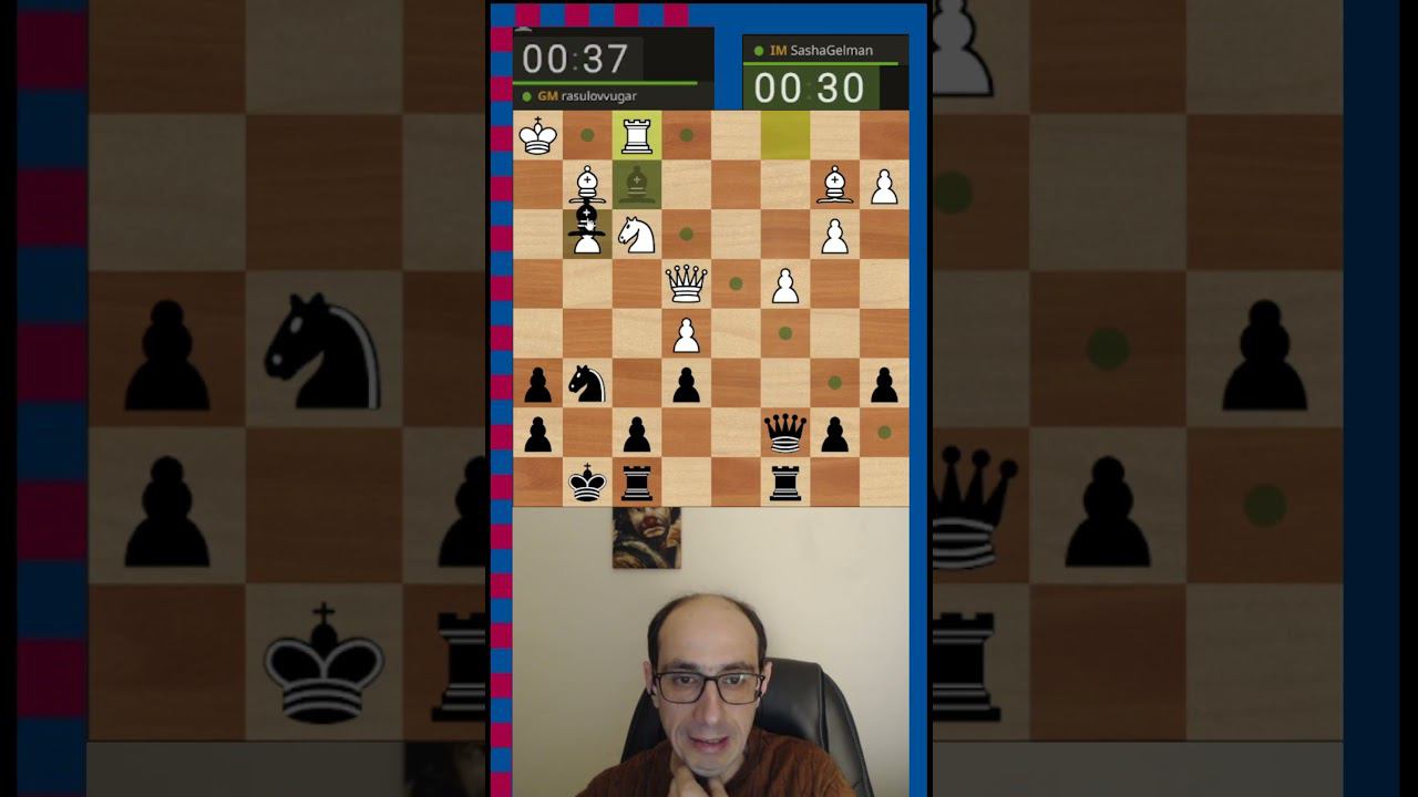 О, ГОРЯЧО! // ШУРА ГЕЛЬМАН #шахматы #chess #shorts