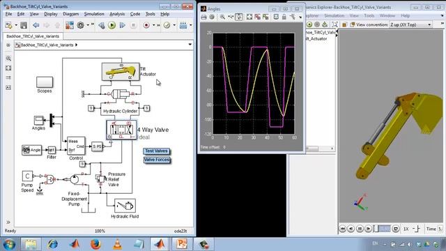 Создание собственной модели гидравлического клапана в Simulink
