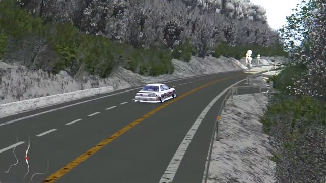 Assetto Corsa - DWG Nissan Silvia S13 Street Style - Aquina Mountain Touge Uphill