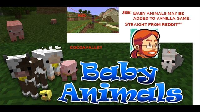 Minecraft - Info On Adventure Update 1.8 (8/5/11) NPC Rivals, Baby Animals, Enderman Protection