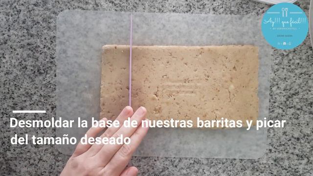 Barritas tipo SNICKERS saludales | Ideas para tomar 11