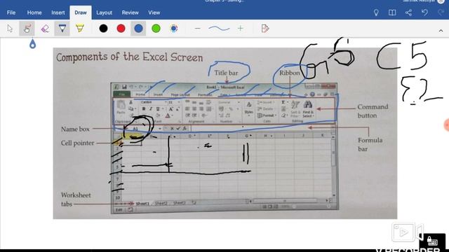 Class 6 - Computer - Chapter - 5 - Working in Microsoft Office Excel