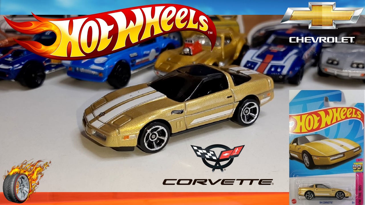 Custom Hot Wheels 84 Corvette HW The 80S 6/10