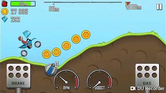 Hill Climb Rasing, тестируем мотоцикл! #3