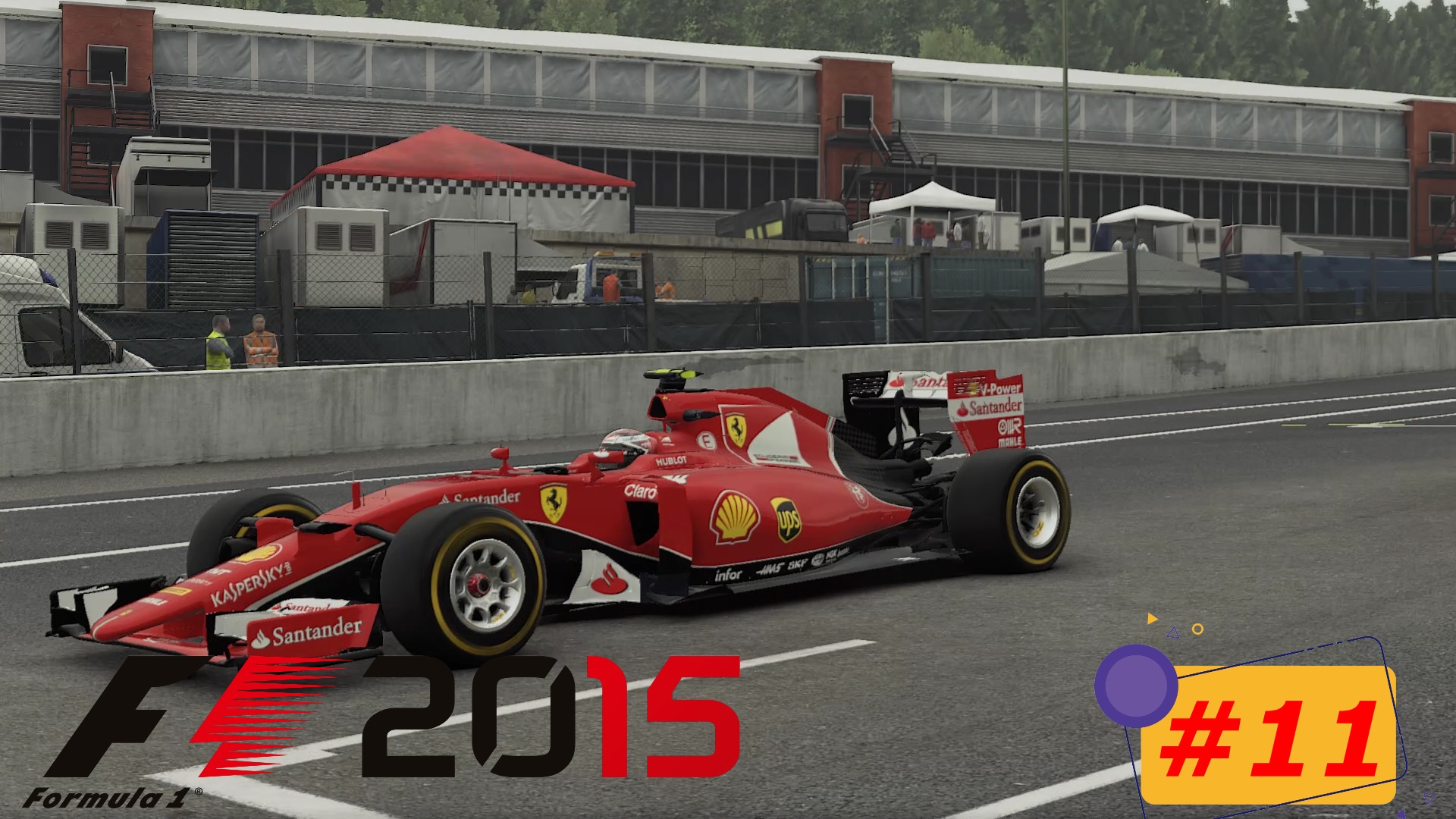 Scuderia Ferrari - #11 Shell Belgian GP | F1 2015 | Logitech G29