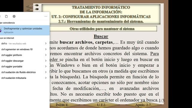 Ofimática, lo básico, consejos, gratis. Sistemas Operativos 6/10: Herramientas Mantenimiento