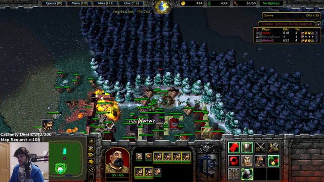 Zombie Defense - Crazy Duo In Taiga! | Warcraft 3 Reforged