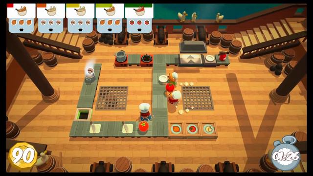 Overcooked - Nintendo Switch [Longplay, Level 1]