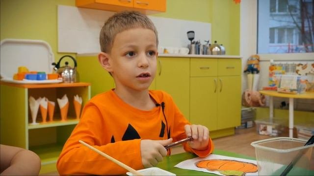 День Тыквы в детском саду ООЦ / Музыкальное и творческое занятие