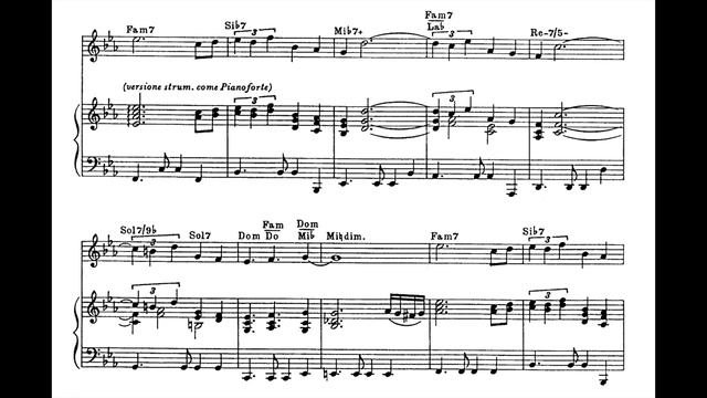 Piazzolla - Oblivion piano accompaniment