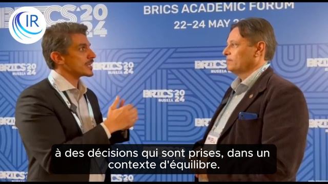 Forum académique des BRICS - Interview de Gustavo de Carvalho