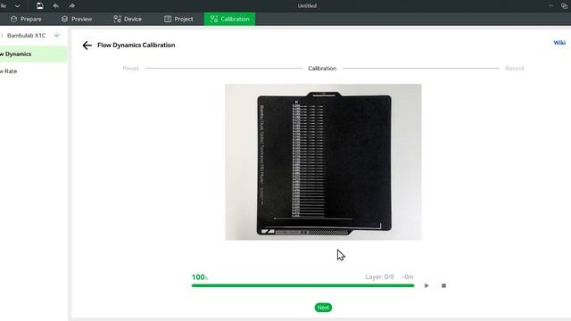 Manual Calibration  Bambu Lab Studio V1.7