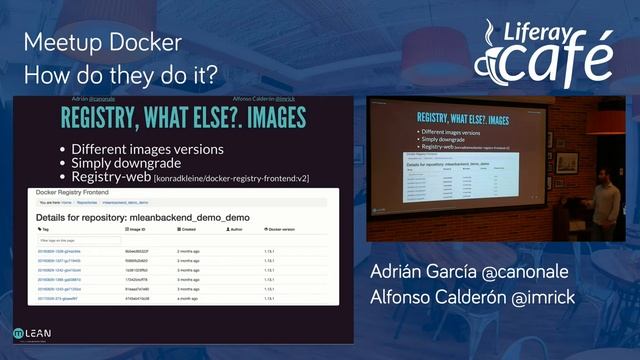 Docker Meetup @Liferay - Alfonso Calderón y Adrián García - Docker Registry