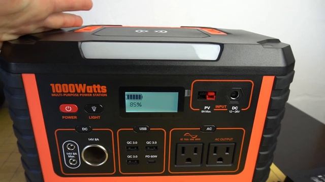 Power On-the-Go: EBL 1000 Power Station (+ SOLAR!!)