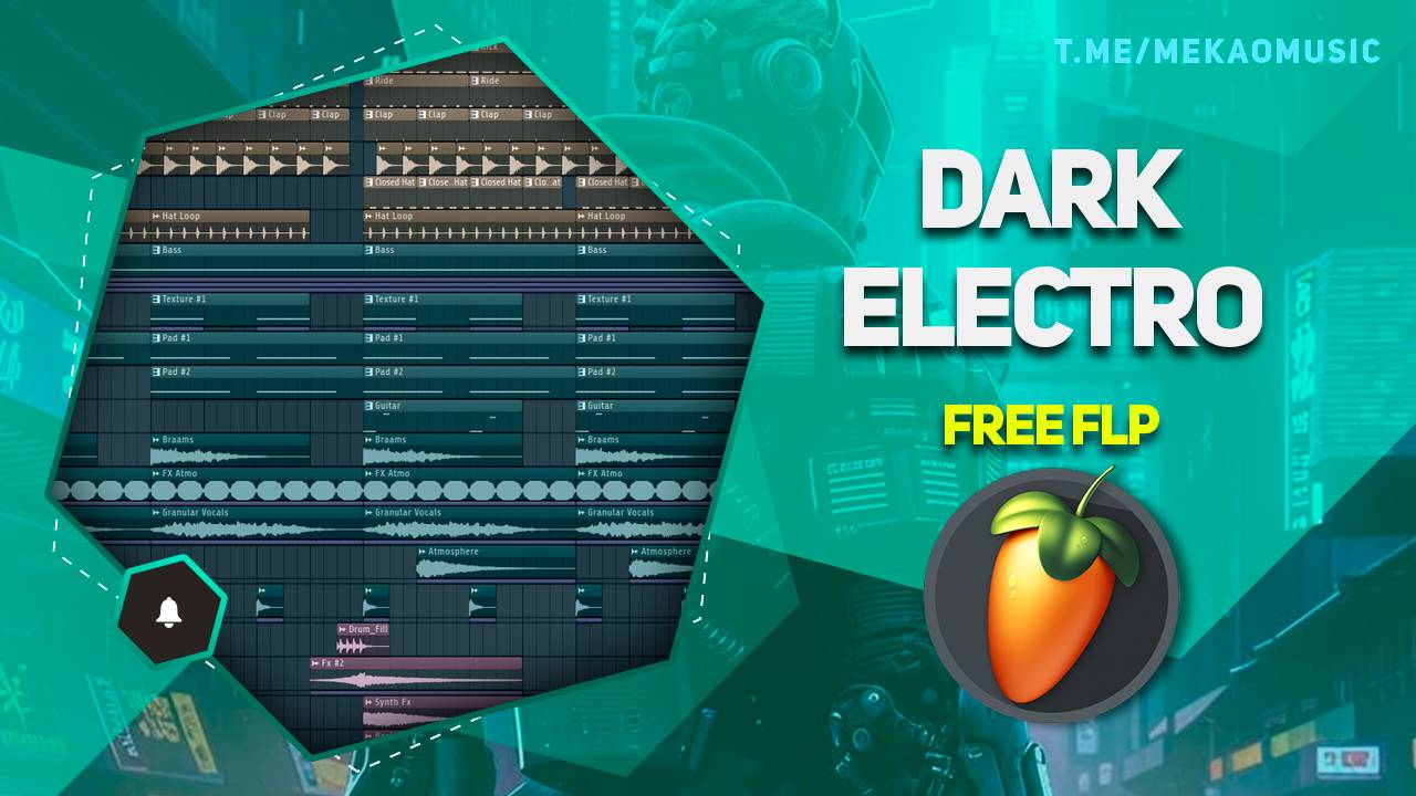 Dark Electro Music в FL Studio 20 (+FREE FLP/Бесплатный FLP)